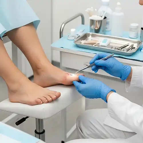 ارزیابی زخم در کلینیک صمدیان