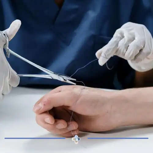 بخیه زخم جراحی